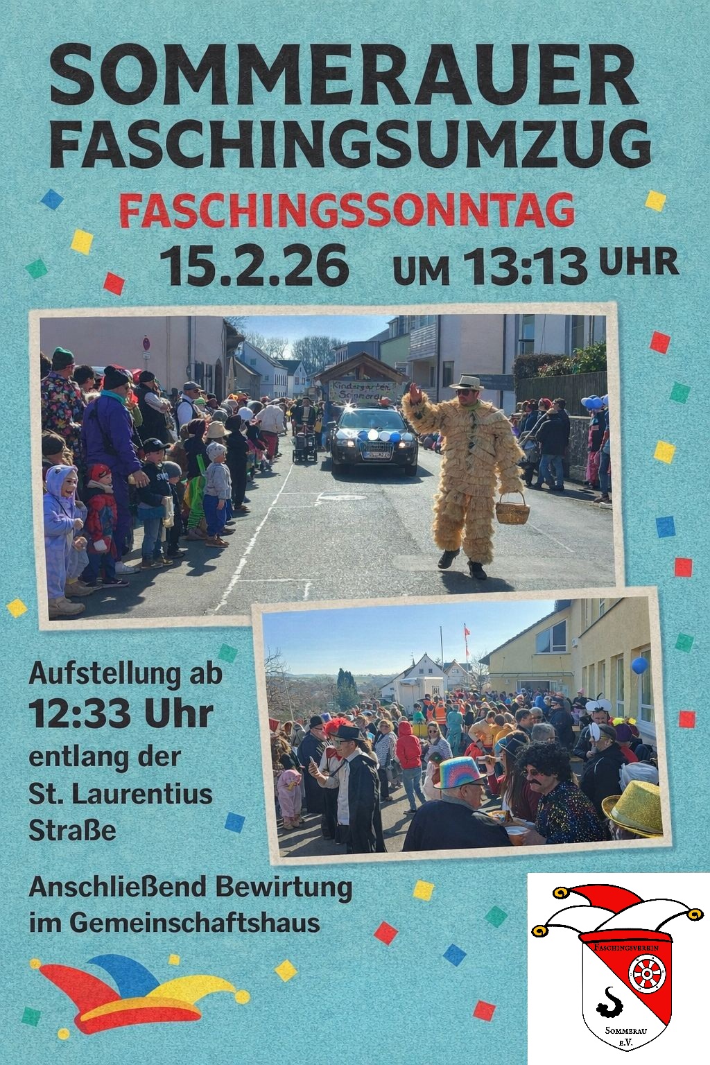 Faschingsumzug Sommerau 2026