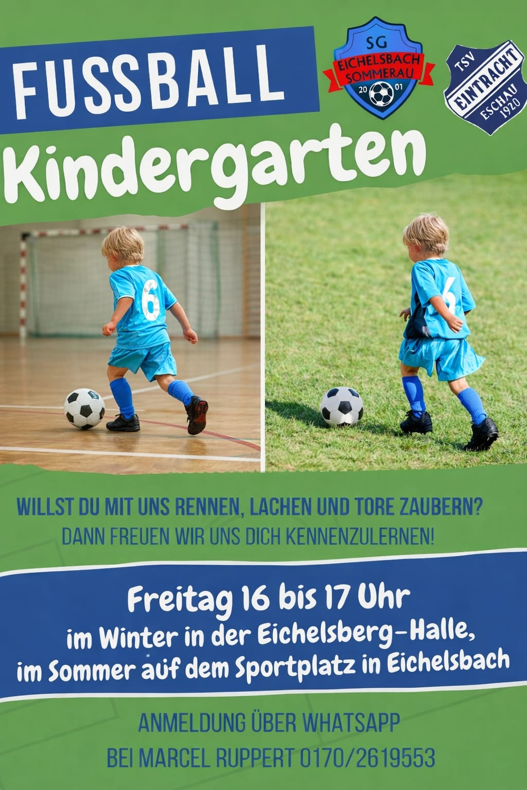 Fussball Kindergarten